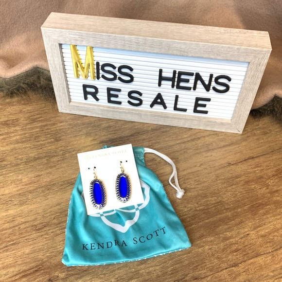Kendra Scott Jewelry - KENDRA SCOTT NEW DAYLA COBALT GEMSTONE EARRINGS